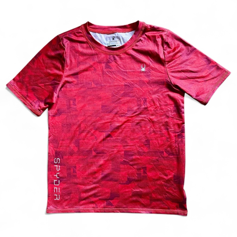 Spyder Kids Red Patterned Tee